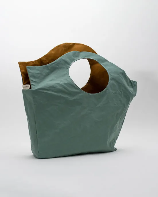 Mustard & Turquoise Shopper Bag