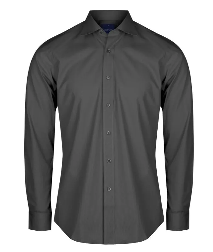 Nicholson Slim Fit, Mens Long Sleeve Shirt