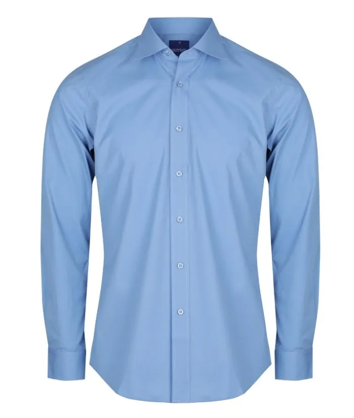 Nicholson Slim Fit, Mens Long Sleeve Shirt