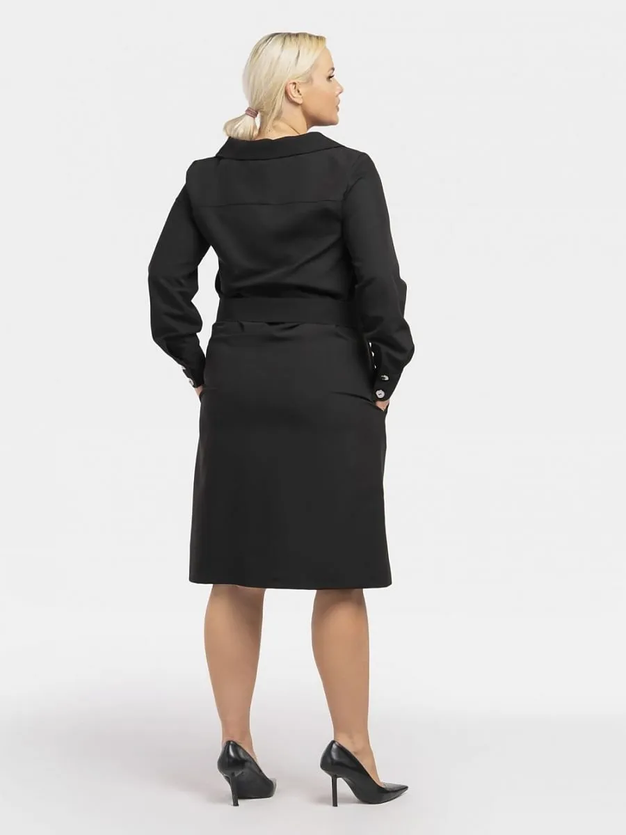 Plus size dress model 193905 Karko