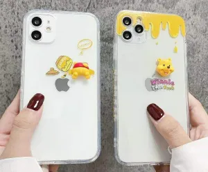 Pooh Charm Custom Slim Soft Cases