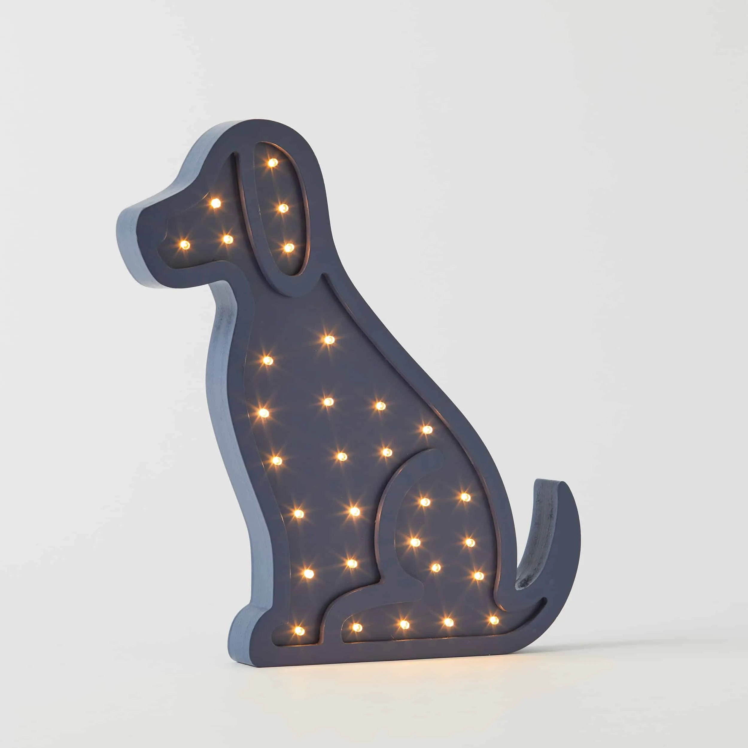 Puppy Blue Wooden Light by Pilbeam Living