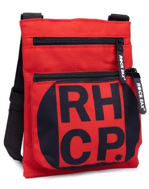 Rock Sax Red Hot Chili Peppers Red Square Body Bag