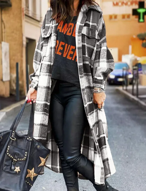 SHIRT- Paulina- Pretty in Plaid with Pockets!