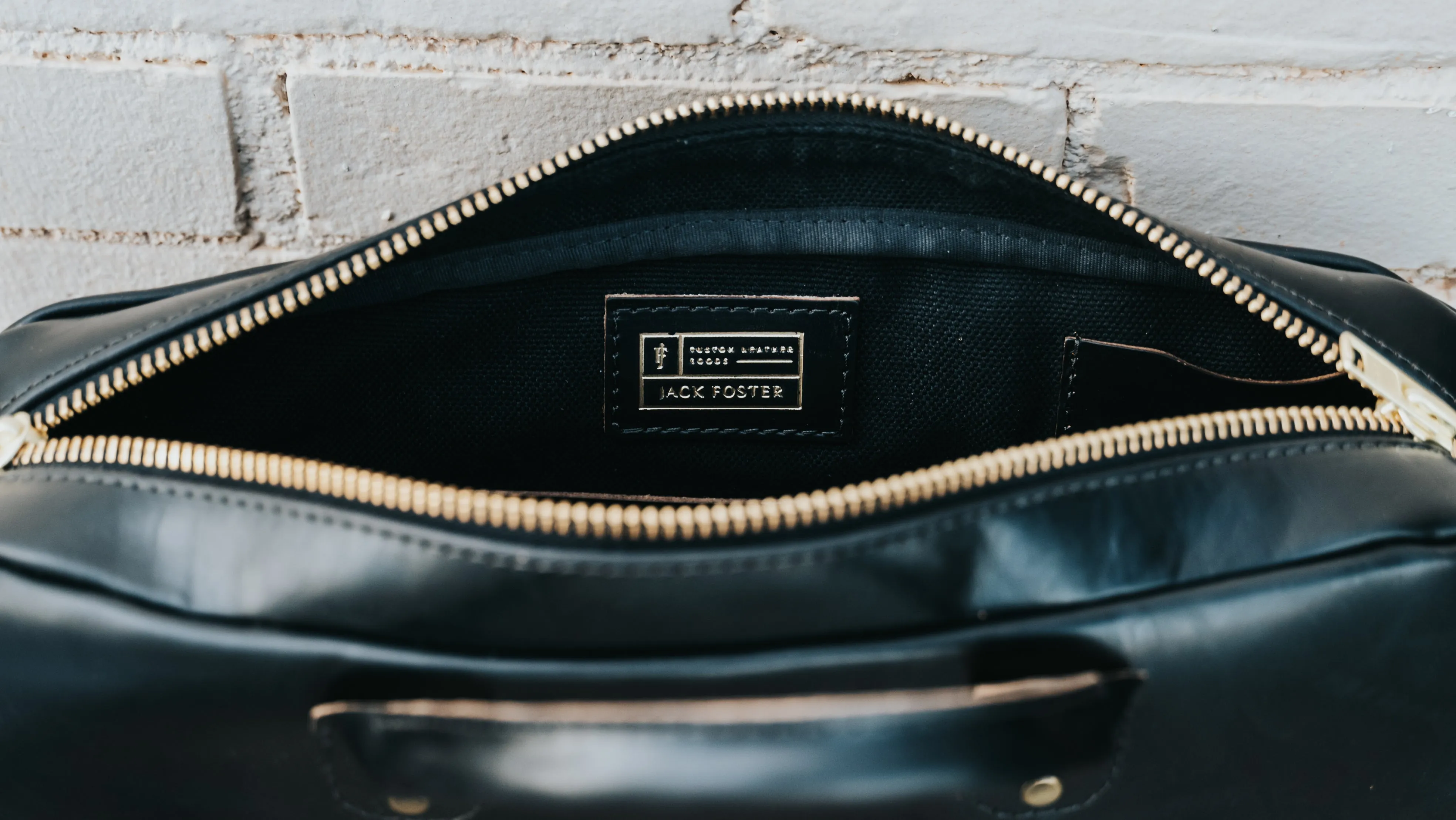 Slim Briefcase in Horween Black Chromexcel