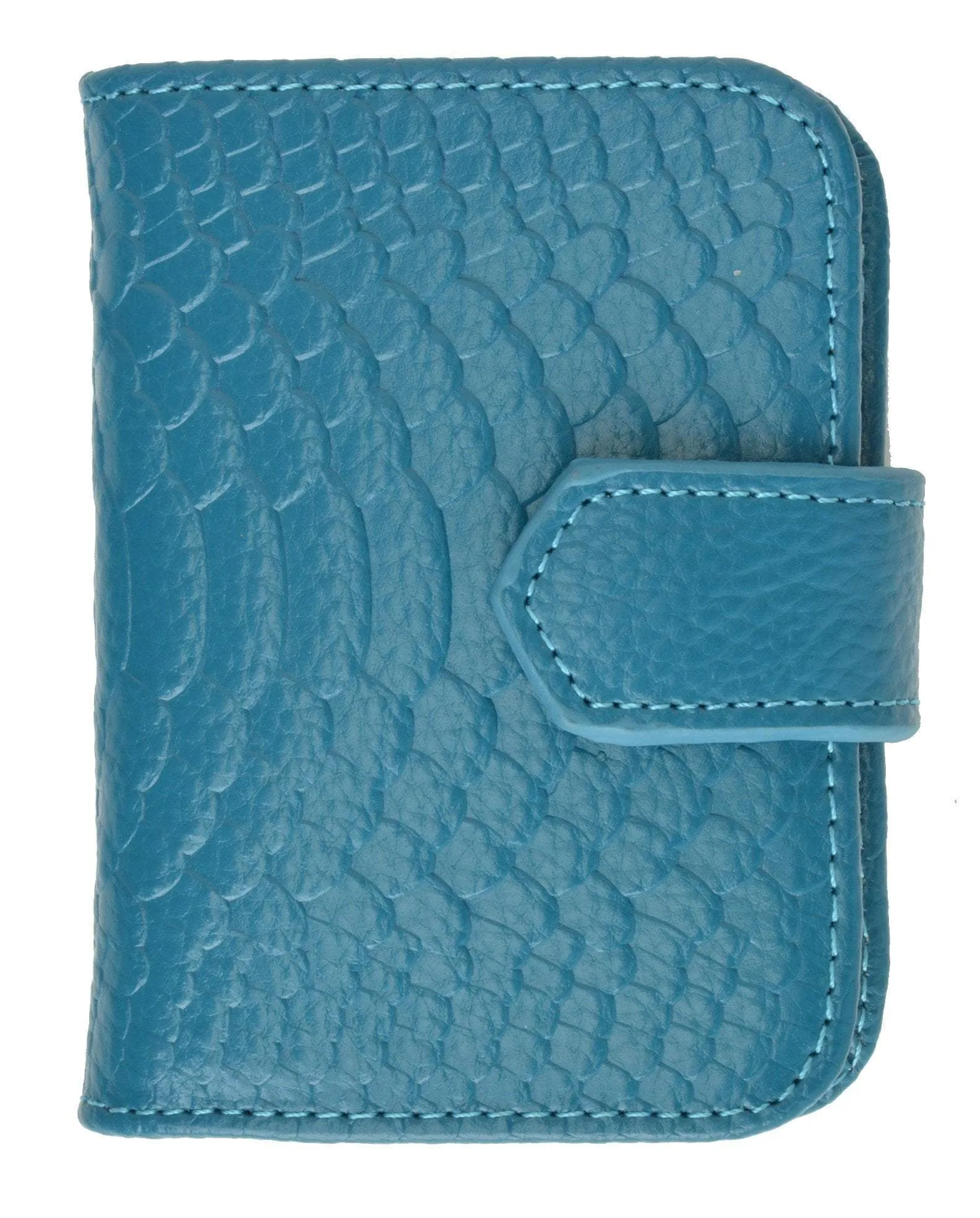 Small Fashion Croco Design Card Holder ID with Snap 118-662 (C)