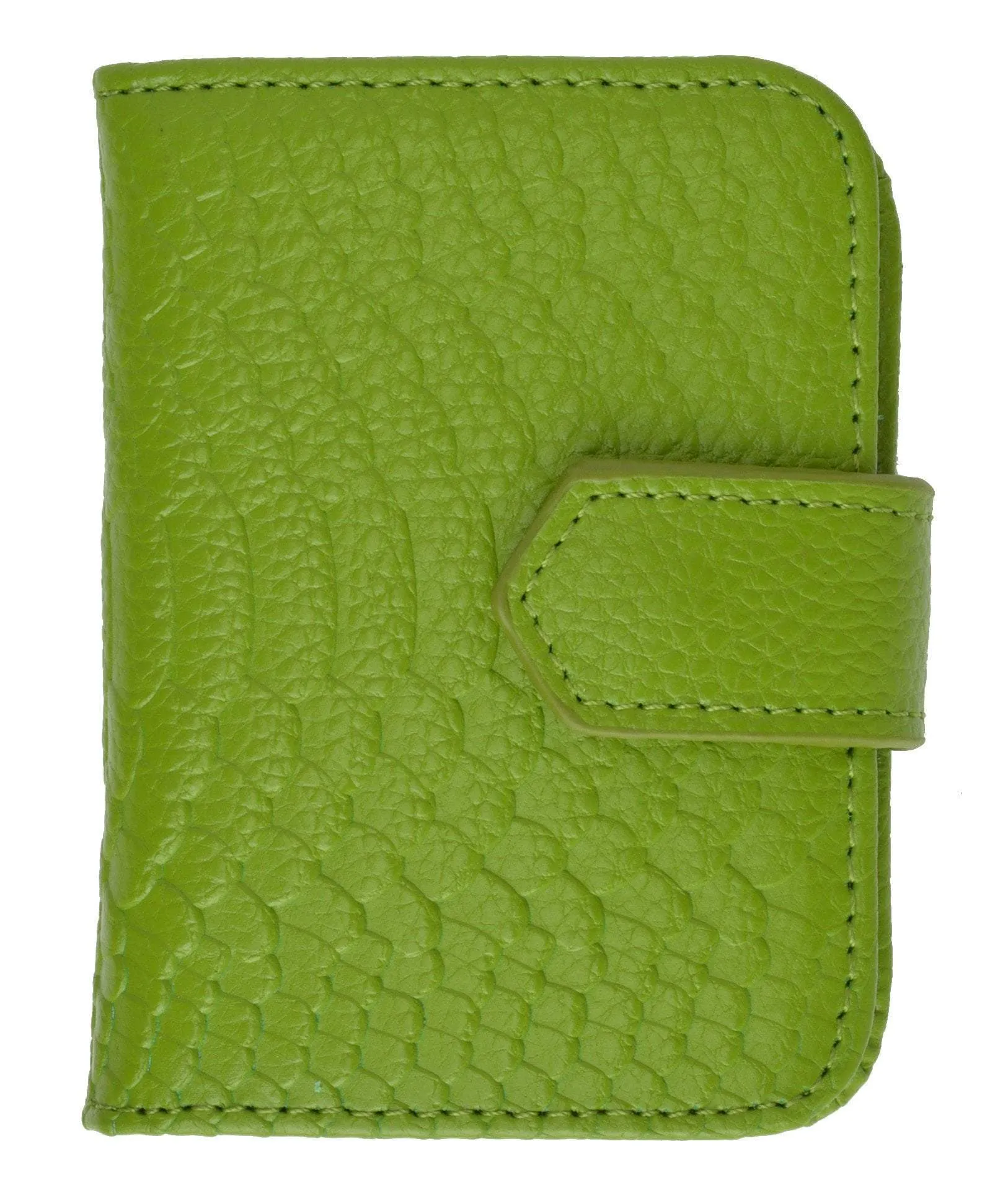 Small Fashion Croco Design Card Holder ID with Snap 118-662 (C)