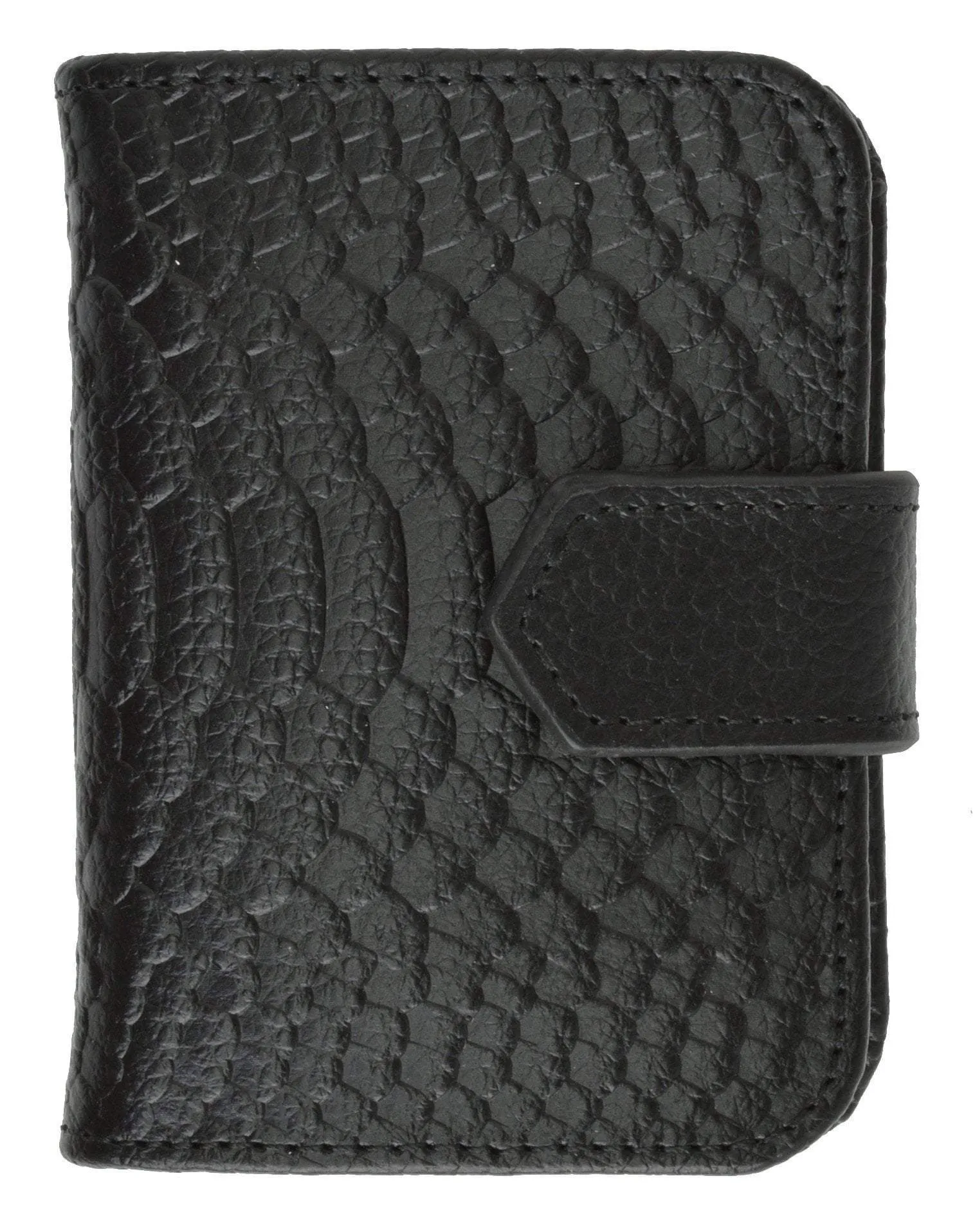 Small Fashion Croco Design Card Holder ID with Snap 118-662 (C)