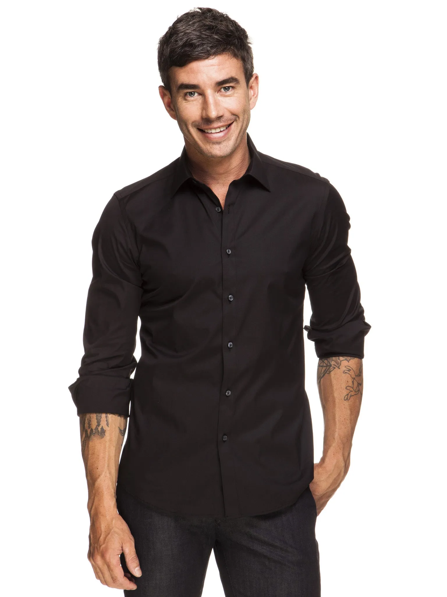 Stretch Black Shirt