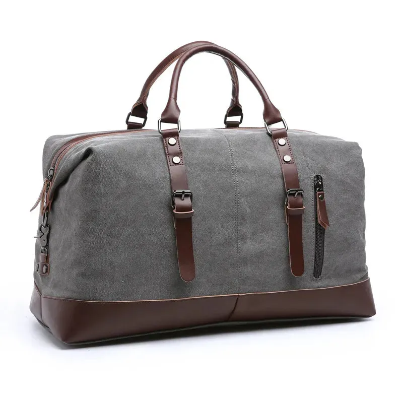 Stylish Canvas and Leather Duffel Bag: Your Next Adventure Awaits