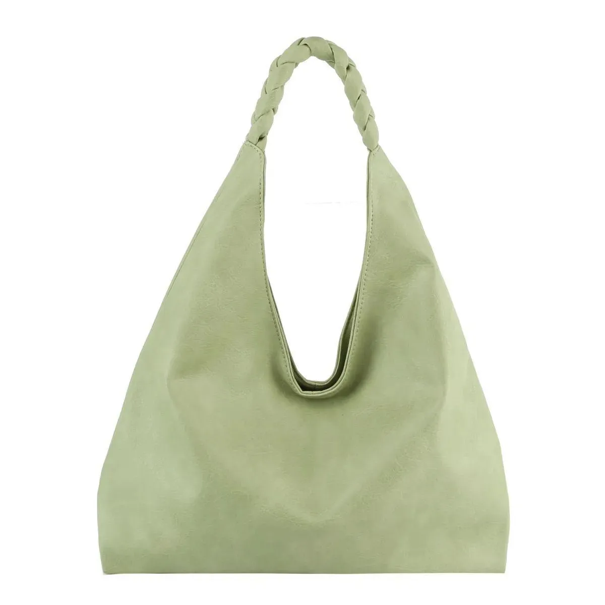 Stylish Green Vegan Leather Hobo Bag: Perfect Mix of Fashion and Function for Everyday Use