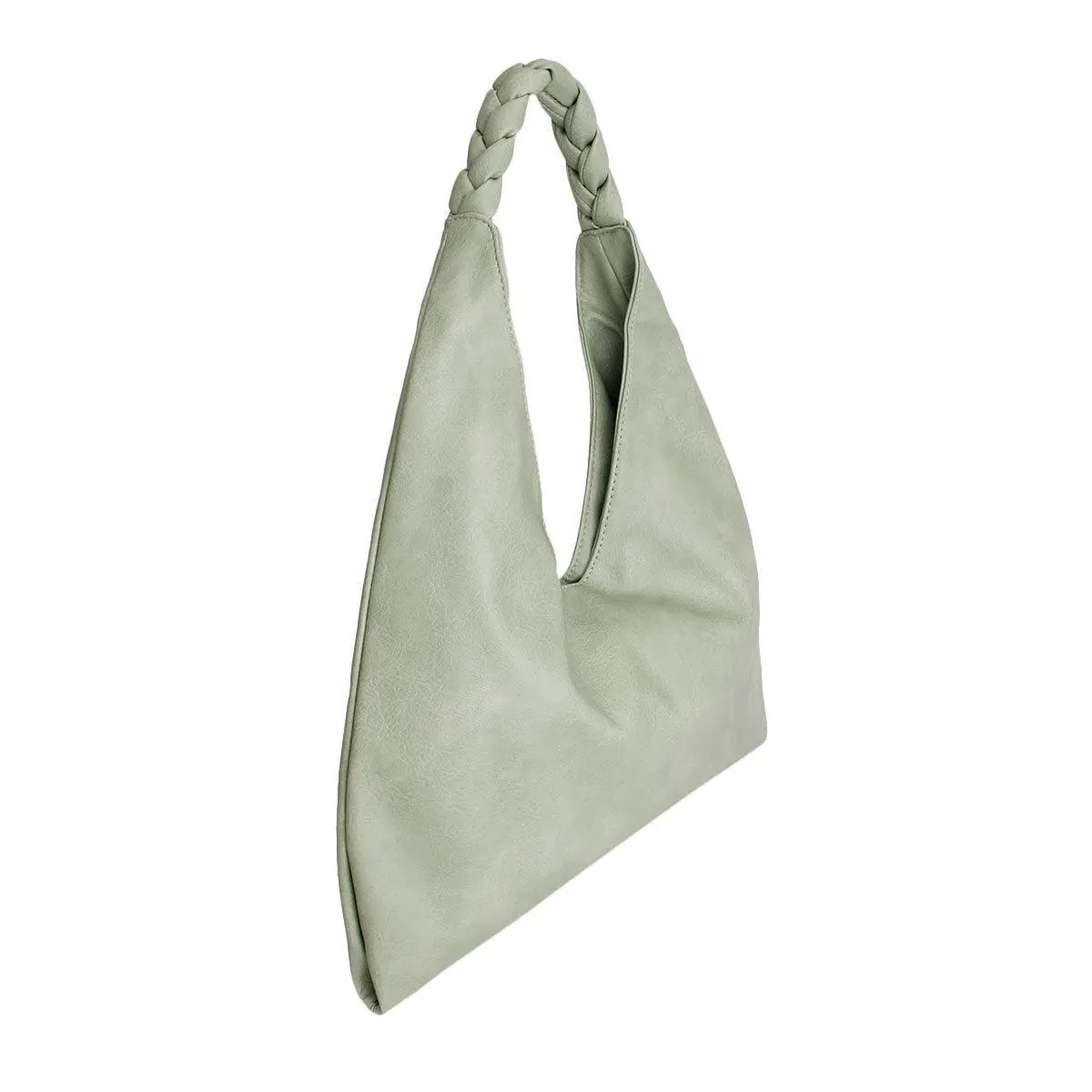 Stylish Green Vegan Leather Hobo Bag: Perfect Mix of Fashion and Function for Everyday Use