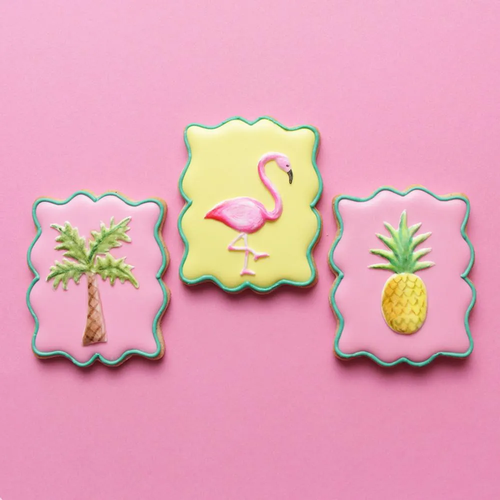 SweetAmbs' Small Fanciful Plaque Cookie Cutter