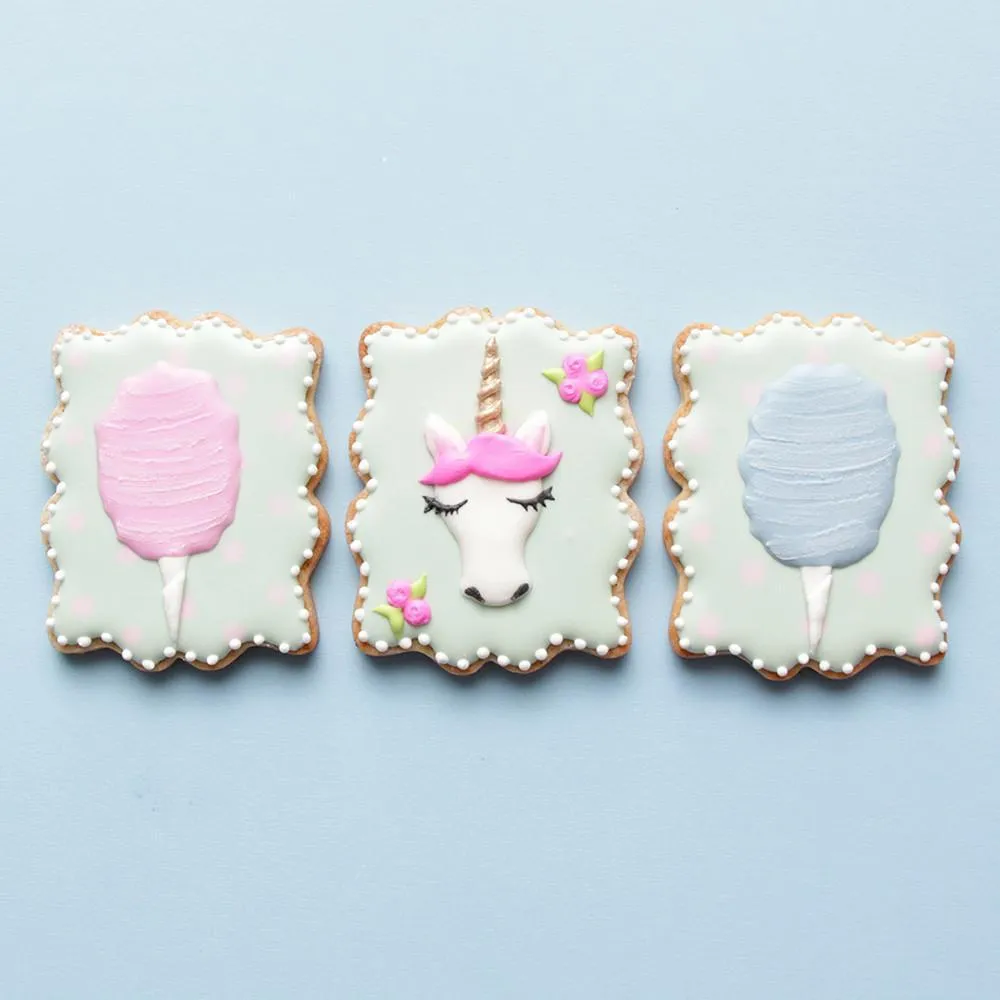 SweetAmbs' Small Fanciful Plaque Cookie Cutter