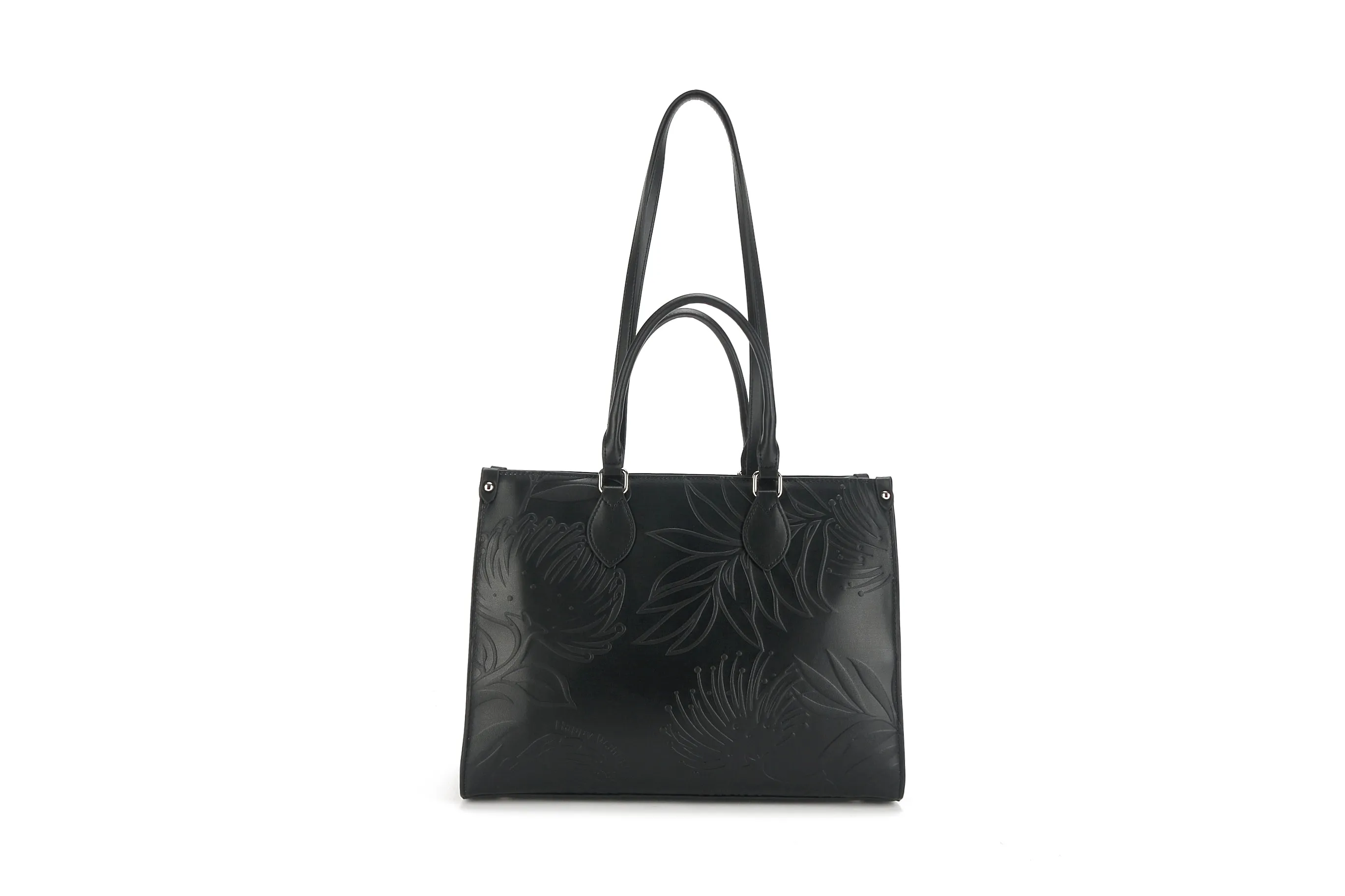 Tote Kauwela Lehua Embossed Black