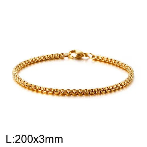 Trendy Electroplated Gold Bracelet for Men - Stylish and Versatile Accessory