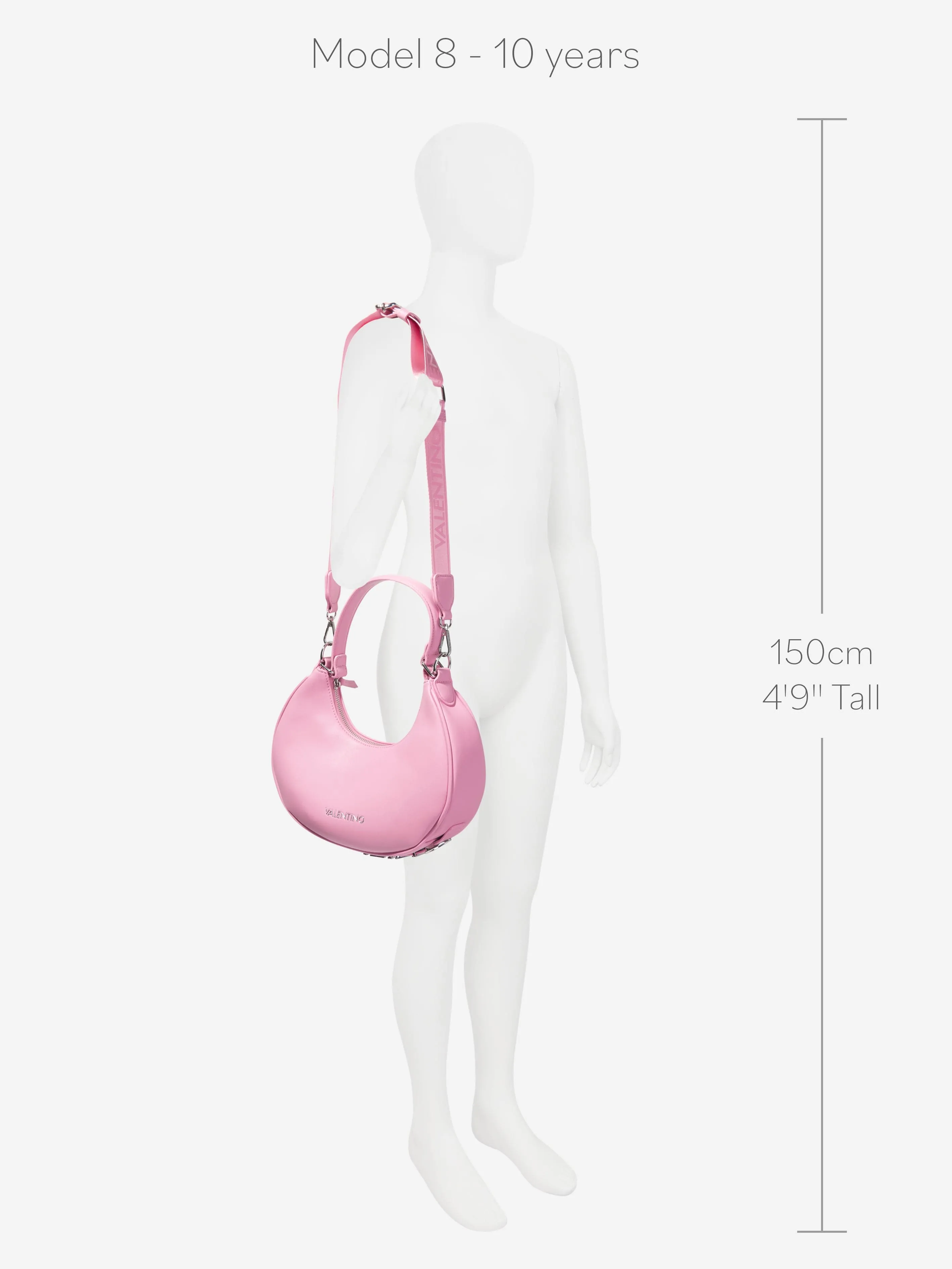 Valentino Girls Coconut Hobo Bag in Pink