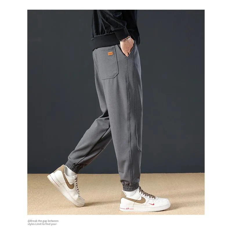 Versatile Trendy Tapered Twill Sweatpant