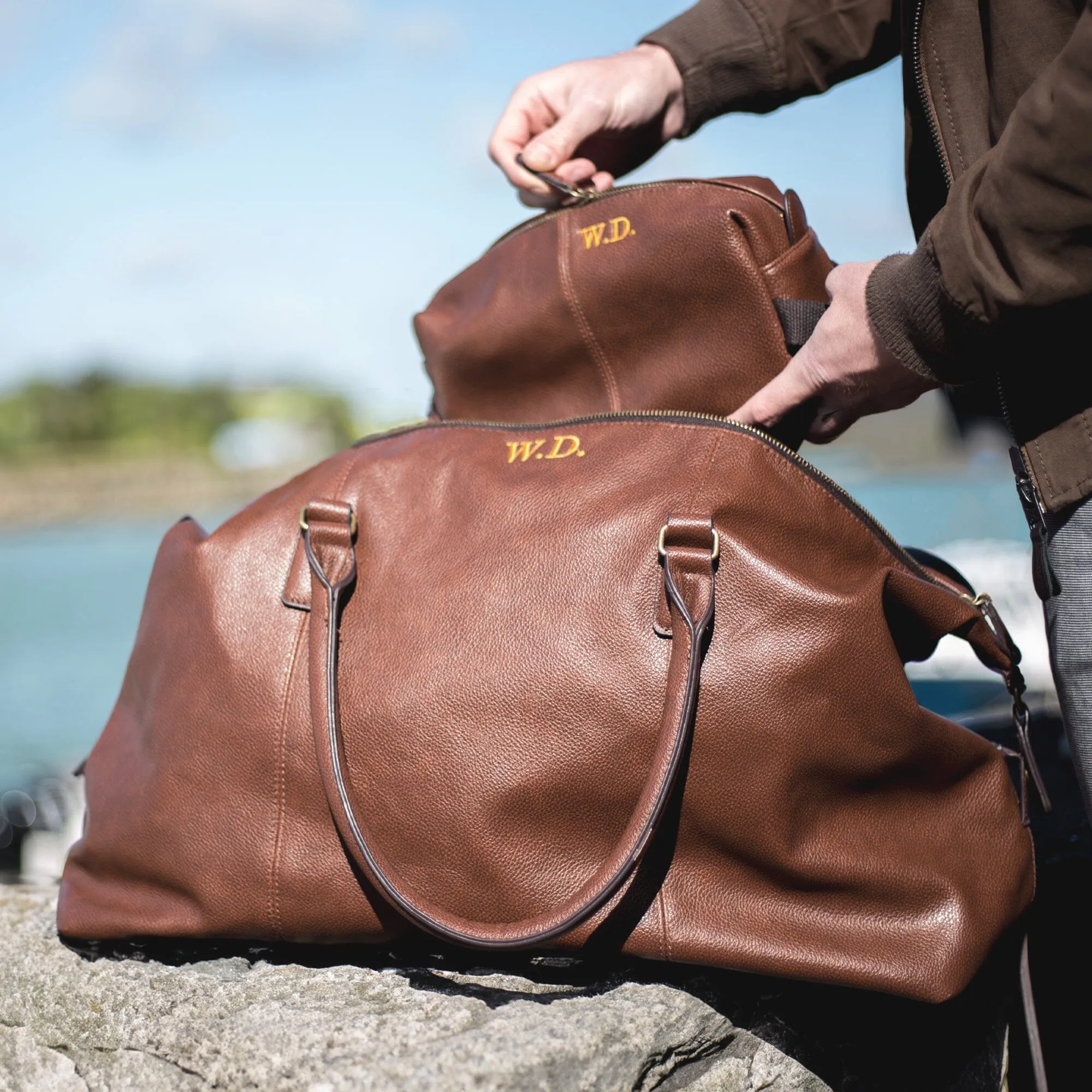 Vintage Travel Luggage Set