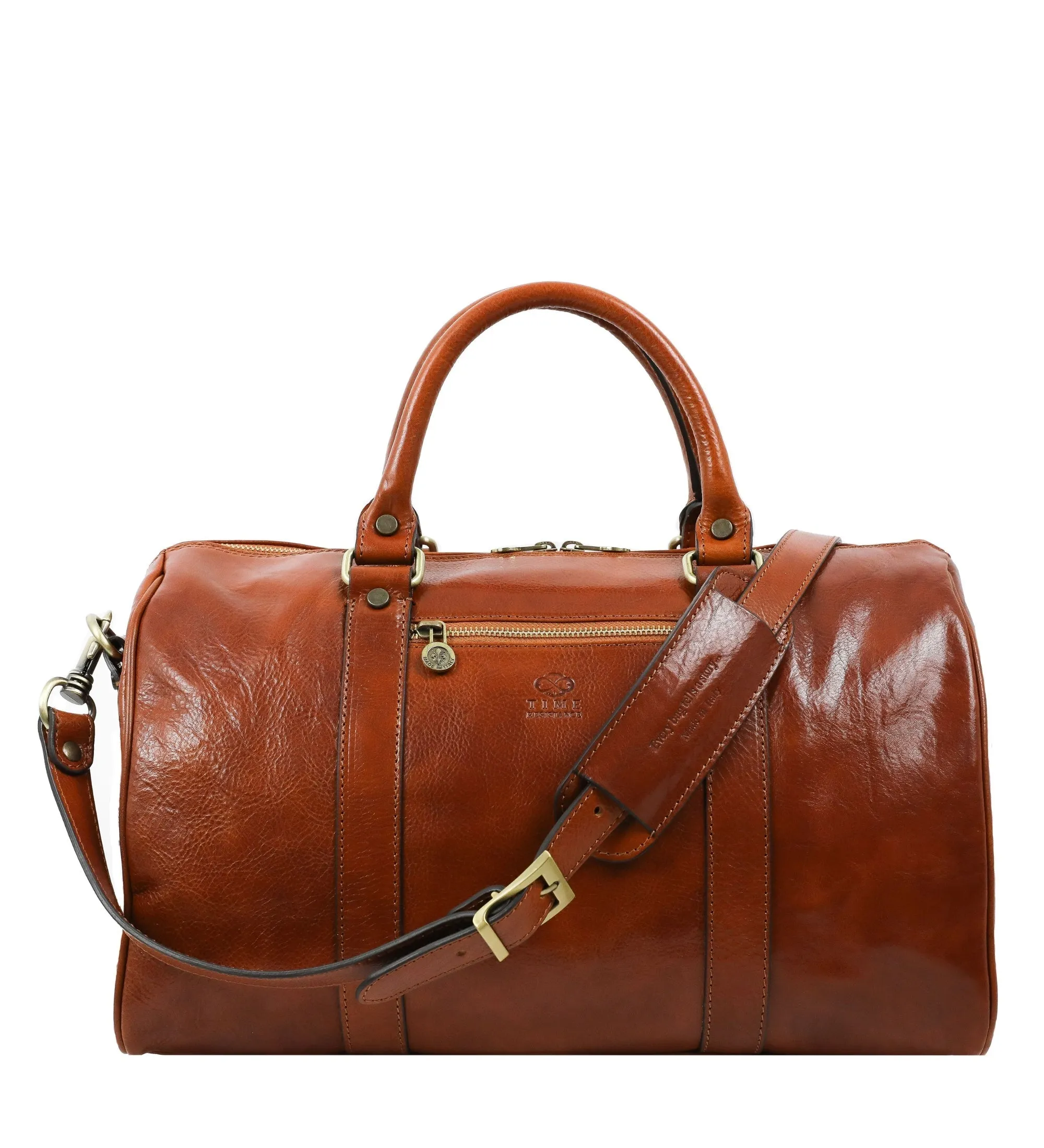 Womens Small Leather Overnight Bag Duffel Bag - The Ambassadors