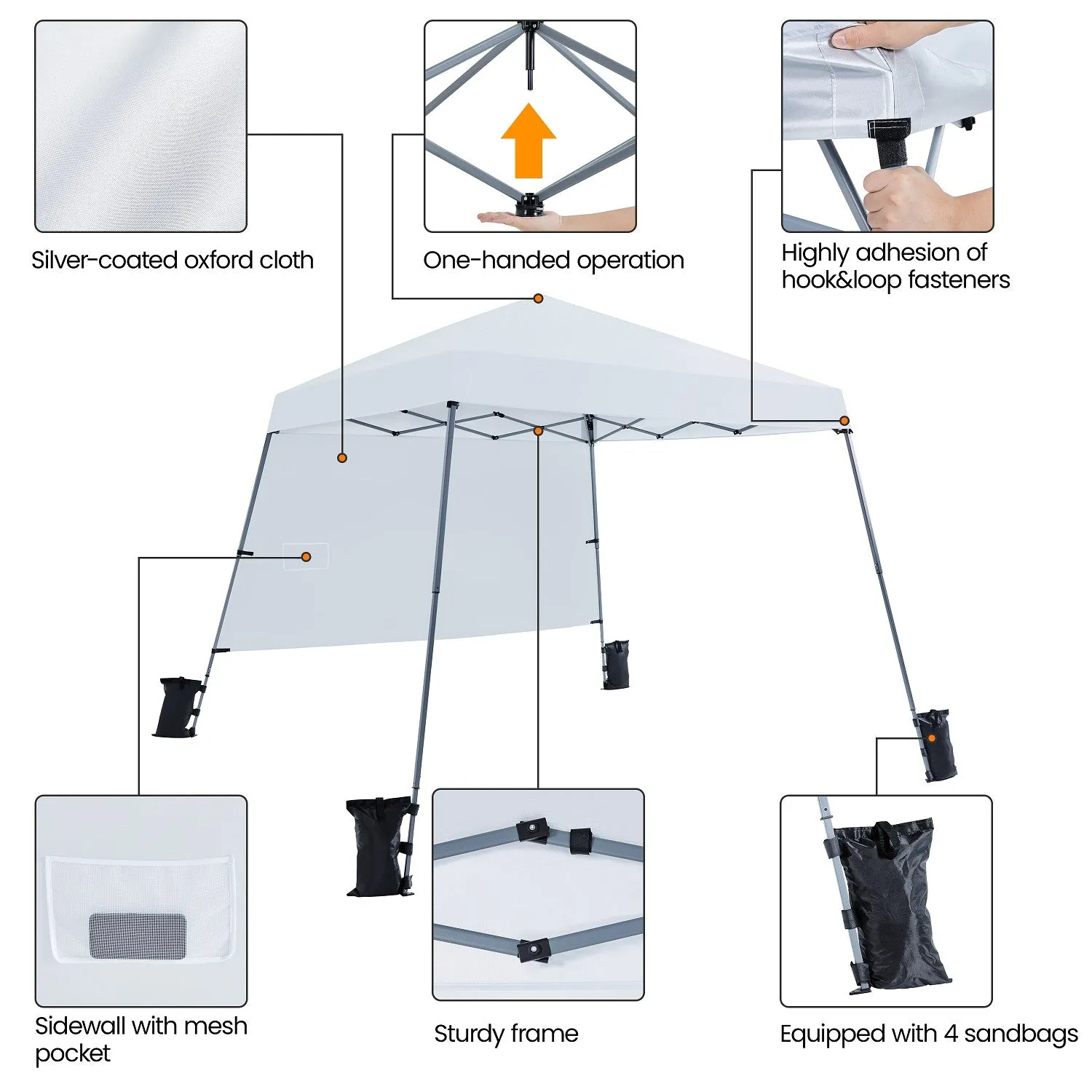 Yaheetech  10x10ft Pop-Up Canopy